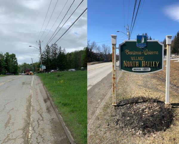 Deux ans plus tard : North Hatley est toujours sans pancartes de bienvenue aux entrées du village