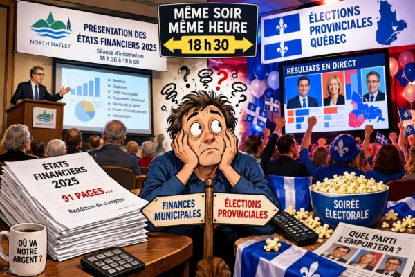 North Hatley’s 2025 Financial Statements Presentation… Right in the Middle of Provincial Election Night!